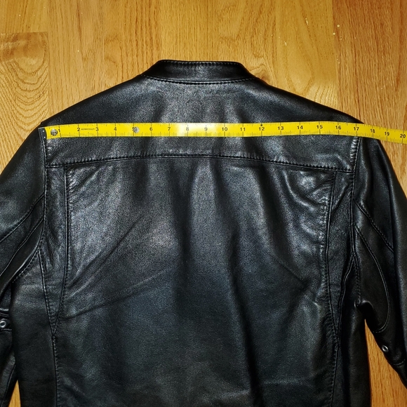 Coach Leather Café Racer Jacket (EU 48)
